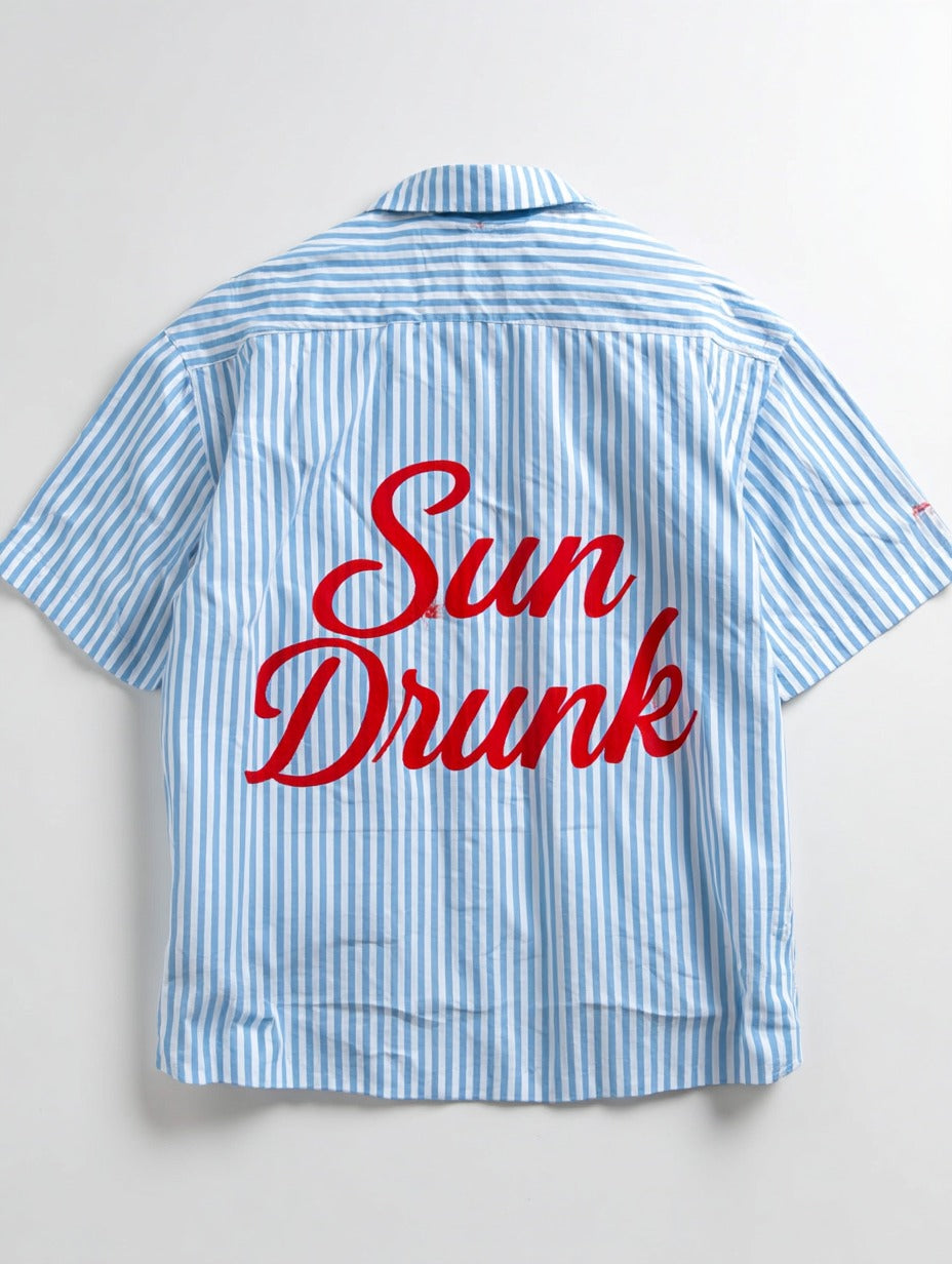 sun drunk printed shirt