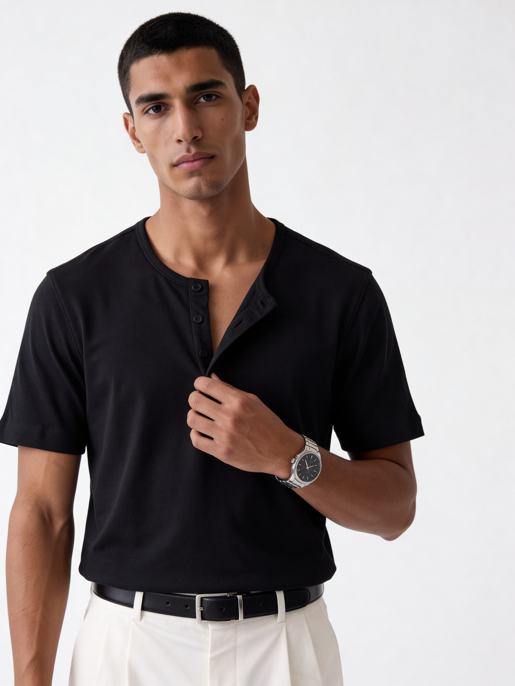 The BISHOP Henley “Black”