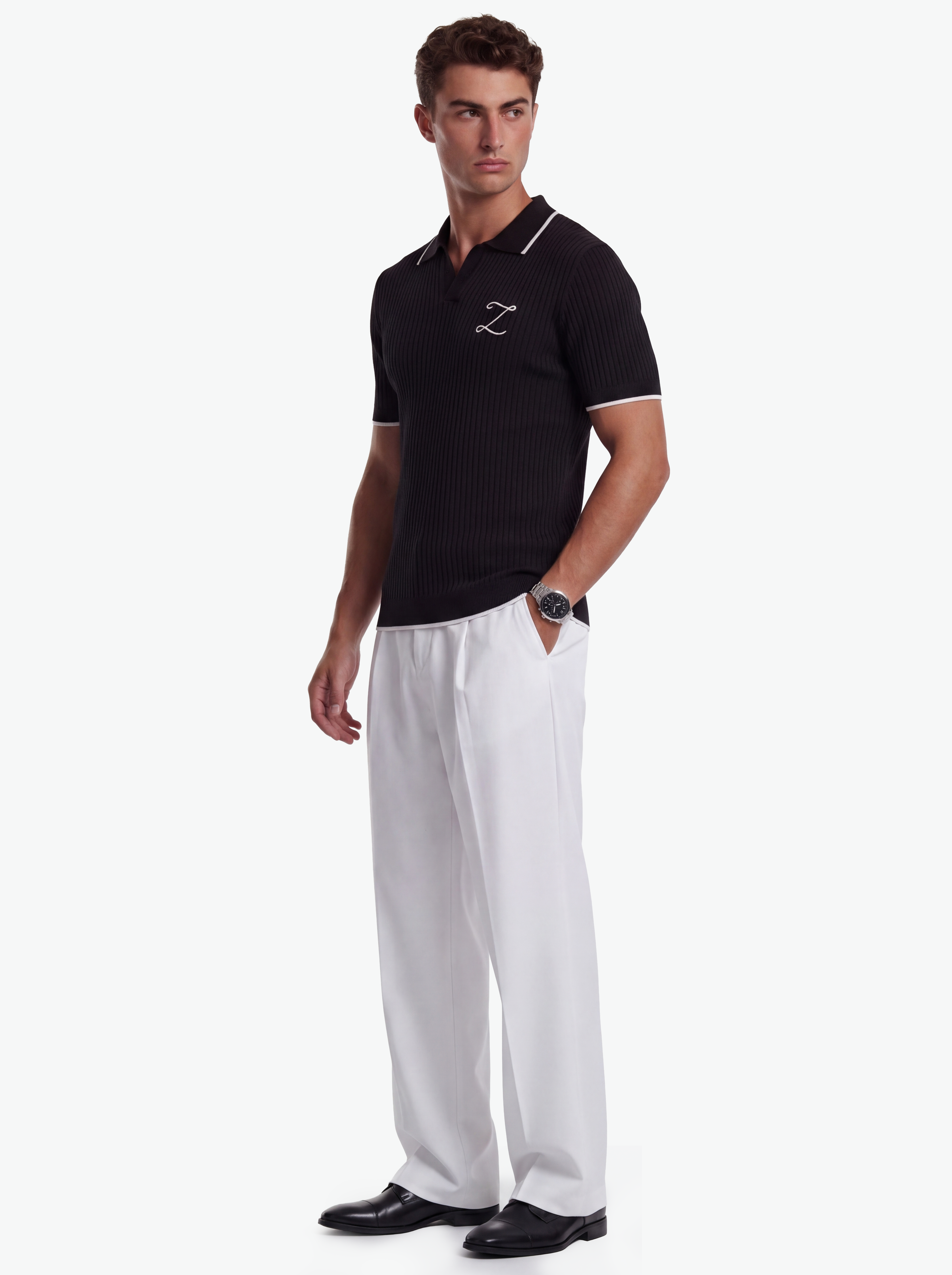 The CROWN Knit “BlackXWhite”