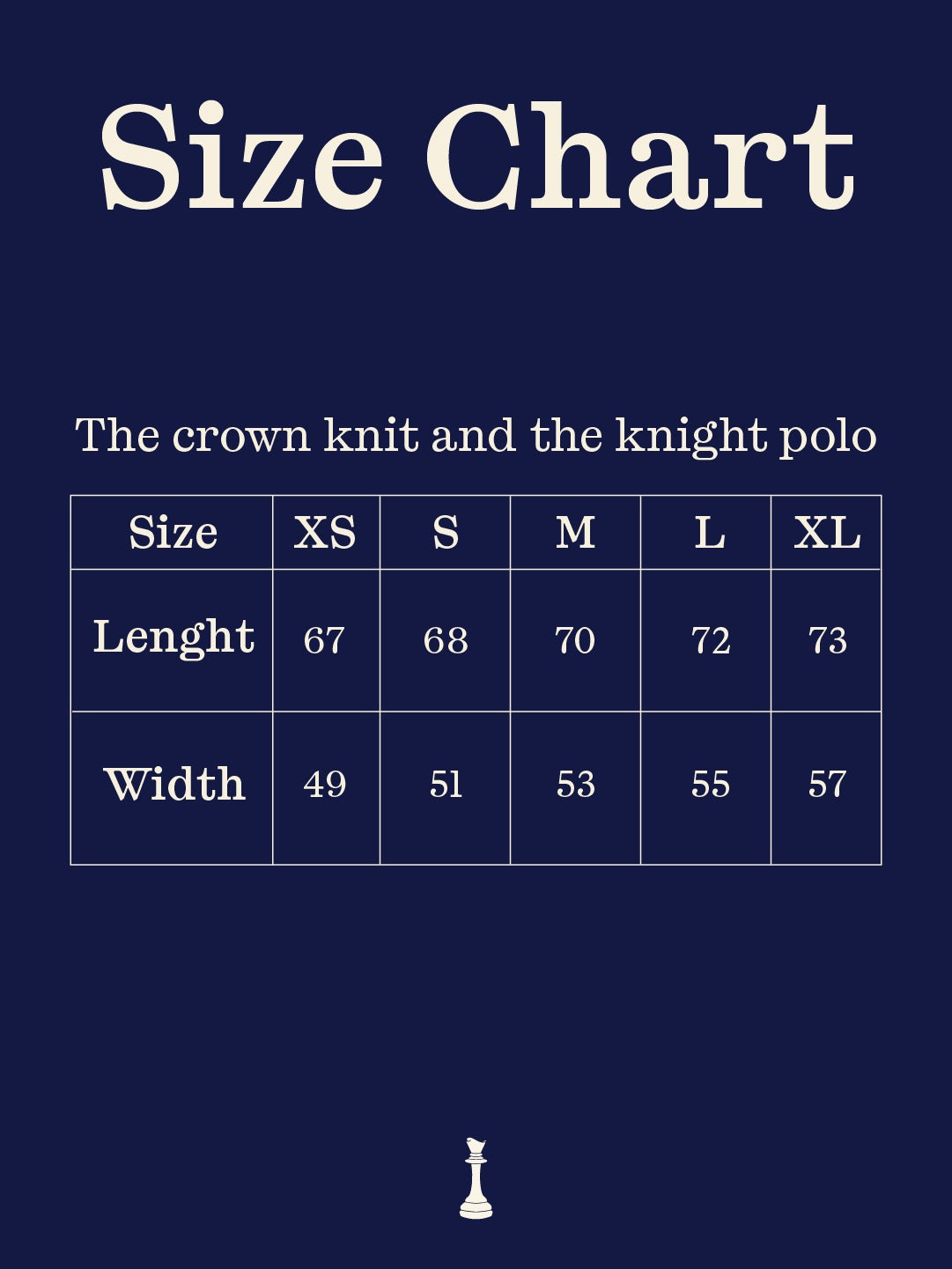 The CROWN Knit “WhiteXNavy”